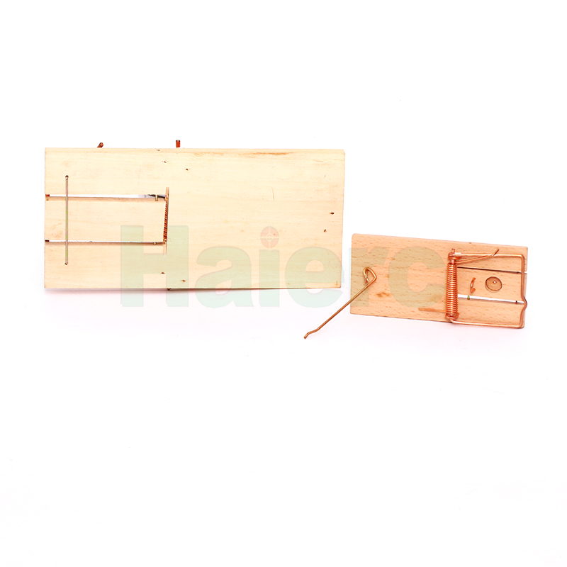 Haierc animal control wooden rat trap snap trap rat HC2215DS
