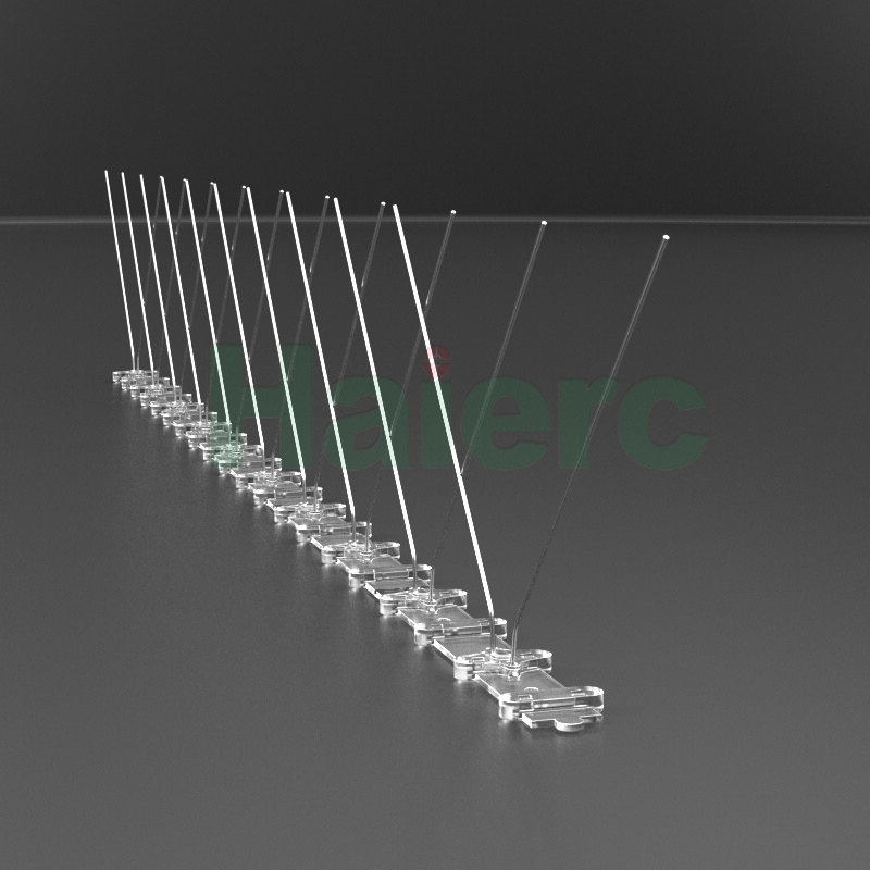 Haierc Wholesale Outdoor Plastic Eco Friendly Durable Pigeon Bird Repellent Anti Bird Spikes HC1102-M1