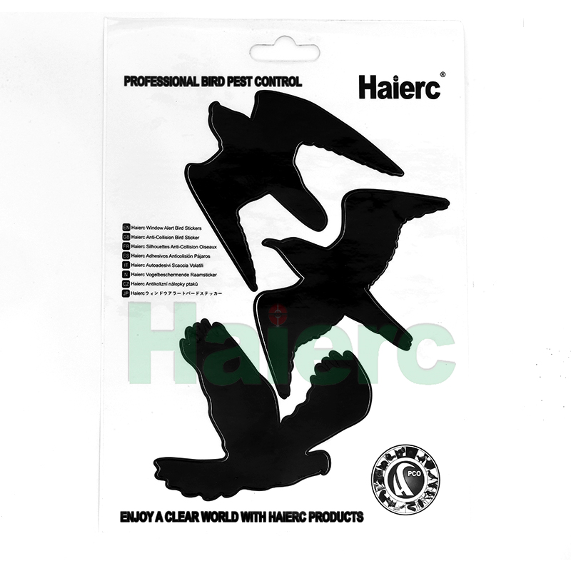 Haierc Bird Stickers for Windows,Window Decals for Birds,Bird Window Deflectors HC1636