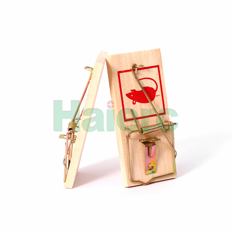 Haierc Reusable Wooden Rat Snap Trap Quick Rodent Killer Spring Mouse Trap HC2217CS