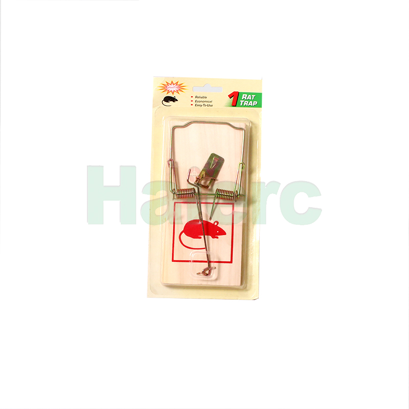 Haierc Reusable Wooden Rat Snap Trap Quick Rodent Killer Spring Mouse Trap HC2217BM-2