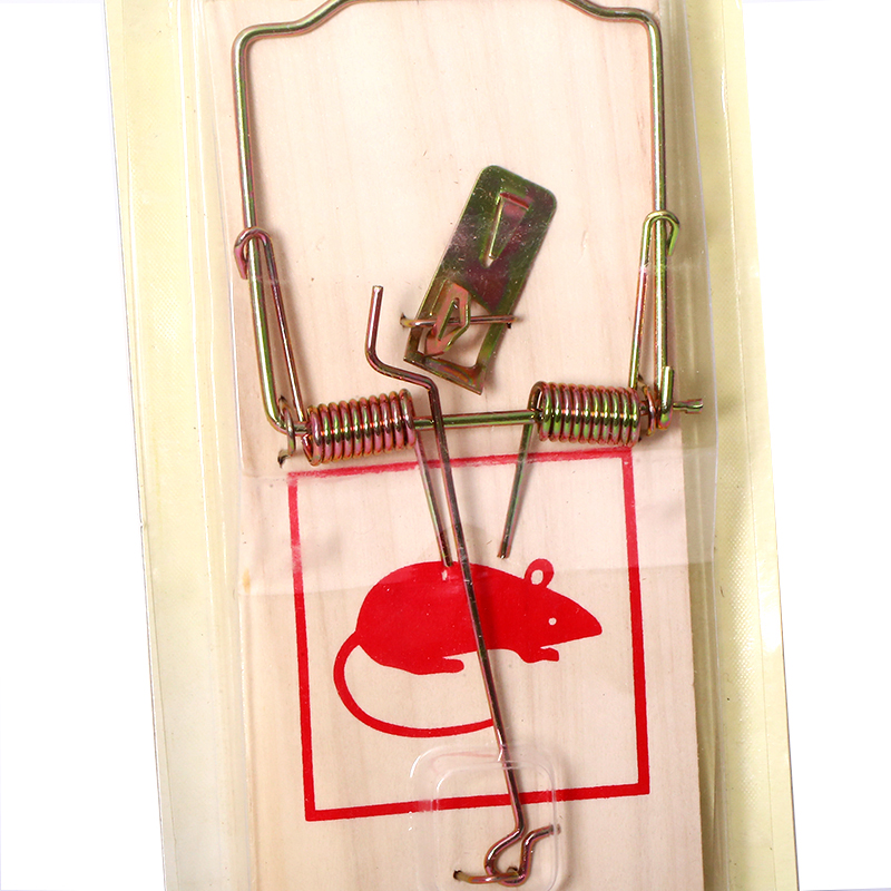 Haierc Reusable Wooden Rat Snap Trap Quick Rodent Killer Spring Mouse Trap HC2217BM-2