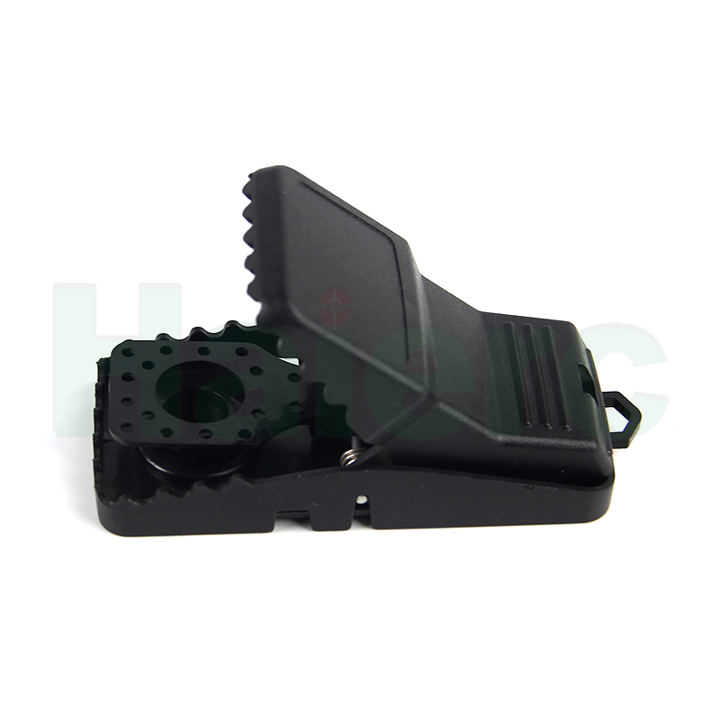 Haierc Reusable Black Plastic Mice Mouse Trap Rodent Catcher Mouse Trap HC2205