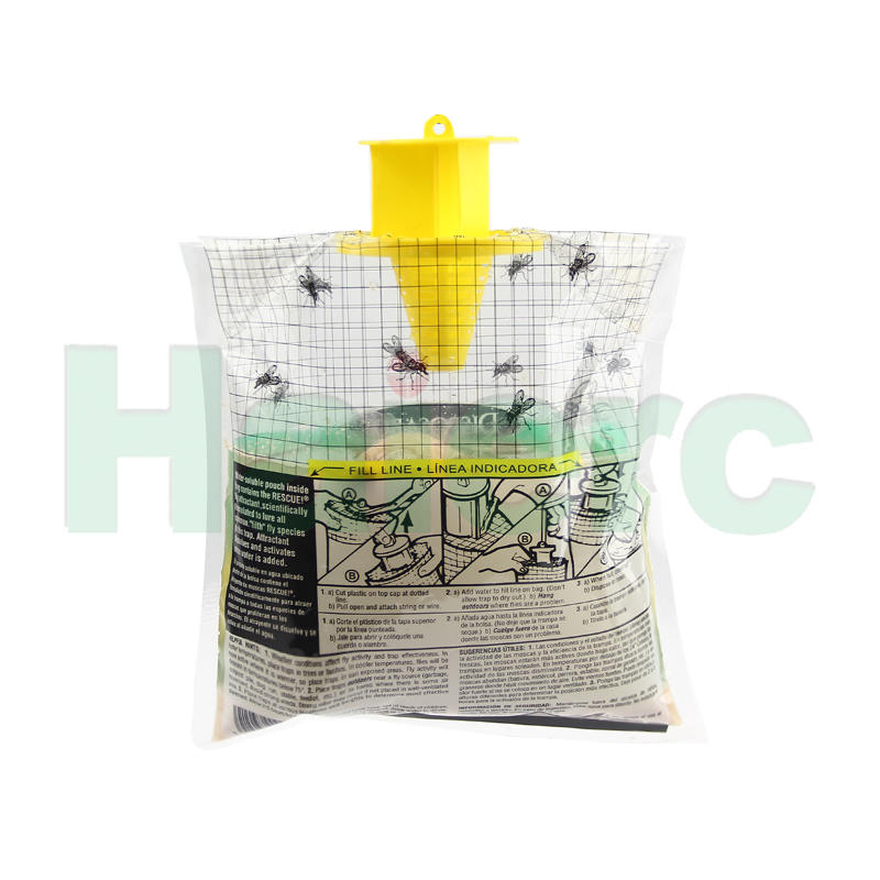 Haierc Outdoor Disposable Plastic Hanging Insect Control Fly Trap Bag HC4215N2