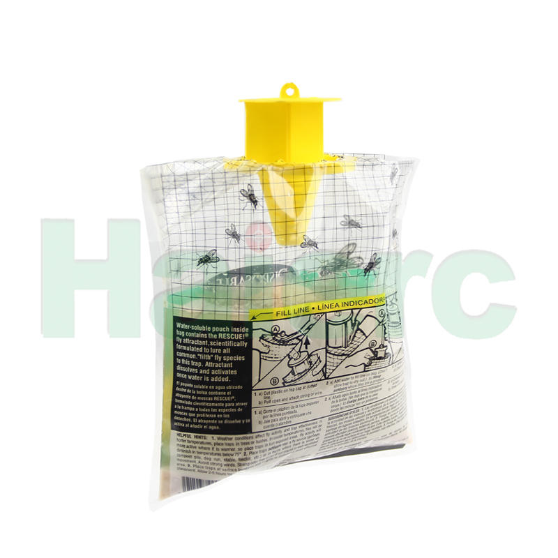Haierc Outdoor Disposable Plastic Hanging Insect Control Fly Trap Bag HC4215N2