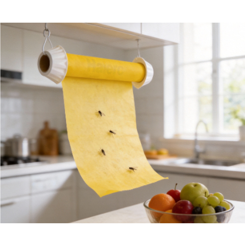 Пластиковая липкая лента для ловли мух Haierc Одноразовая ловушка для насекомых Профессиональная липкая ловушка для мух