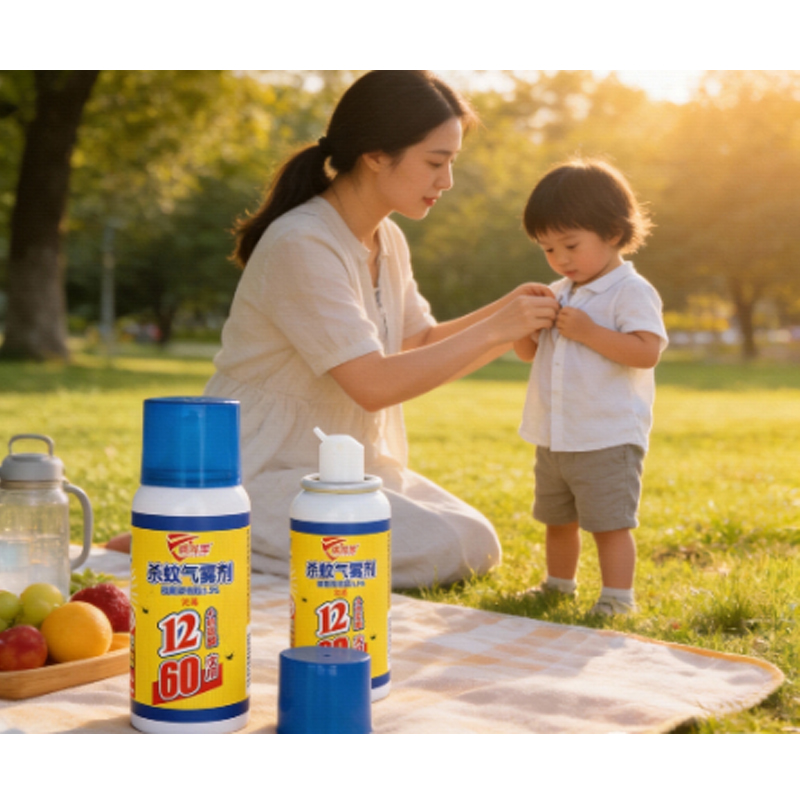 Аэрозоль для уничтожения комаров Haierc из алюминиевой банки, спрей-репеллент от комаров, инсектицид